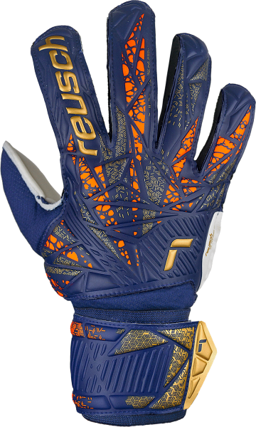 Reusch Attrakt Solid 5470515 4410 blau orange gold front